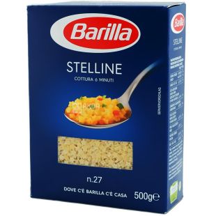 Barilla Stelline №27, 500 г, Макарони Барілла Стелліні