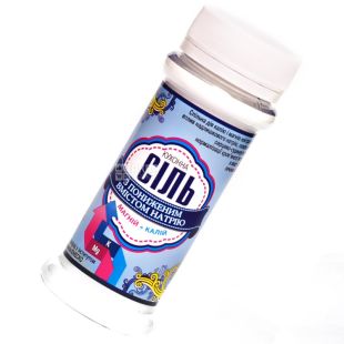 Solena, Соль с пониженным содержанием натрия+калий+магний,145 г