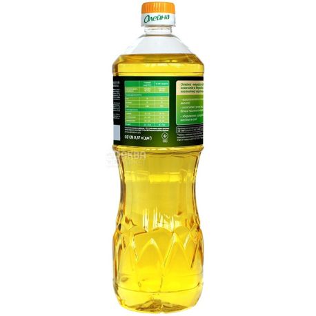 Олейна, 0,87 л, олія соняшникова, рафінована, З оливковою олією, Extra Virgin, ПЕТ