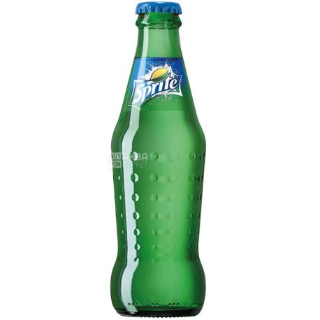 Sprite, 0,25 л, Спрайт, Вода сладкая, со вкусом лайма и лимона, стекло