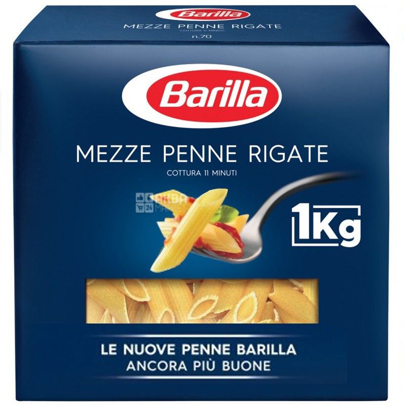 Barilla Penne Rigate, 1 кг, Макароны Барилла Пенне Ригате Купить с ...