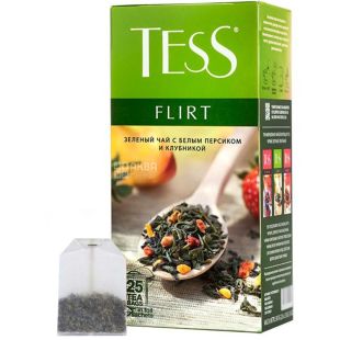Tess Flirt,  25 пак., Чай Тесс, Флирт, зеленый