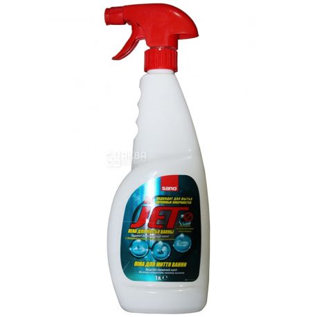 Sano, 1 liter, cleaner for acrylic surfaces, Jet, PET