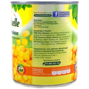 Bonduelle, 170 г, кукуруза, Нежная, ж/б
