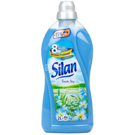 Silan, 2 л, ополаскиватель для белья, Небесная свежесть, ПЭТ