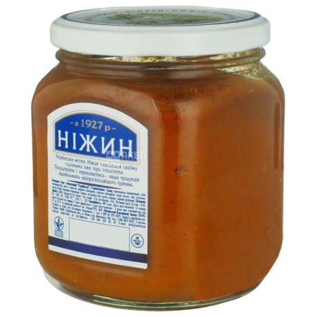 Нежин, 450 г, икра, Баклажанная, стекло