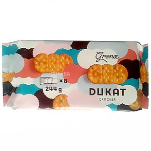 Grona Dukat, 244 г, Грона, Печенье крекер Дукат