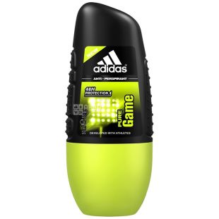 Adidas, 50 мл, дезодорант-антиперспирант, Pure Game Sport Sensations, ПЭТ