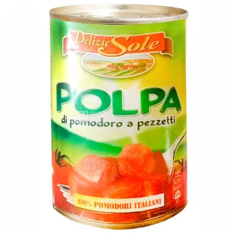 Delizie dаl Sole, 0.4 кг, помидоры консервированные