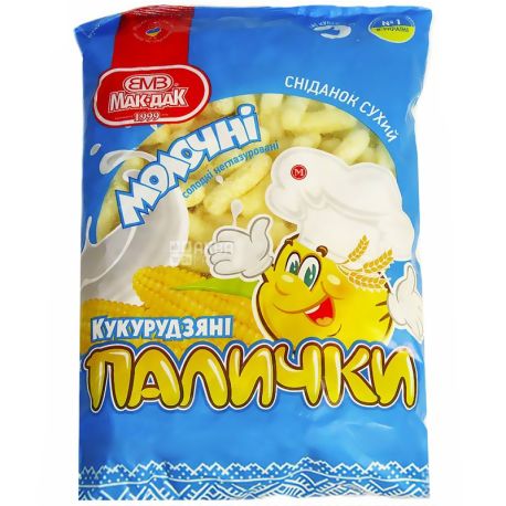 Мак-даК, 75 г, кукурузные палочки, Молочные