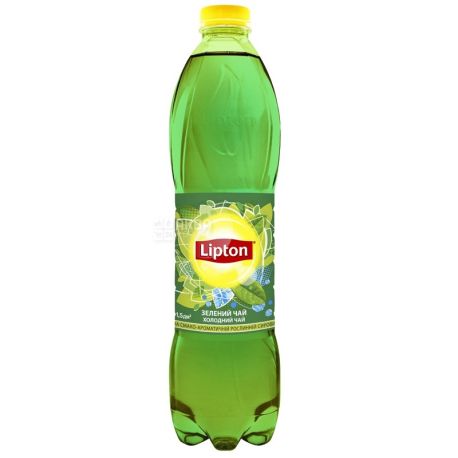 Lipton, 1,5 л, Чай Липтон, холодный, зелёный