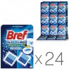 Bref Duo-Cubes, 2 х 50 г, Упаковка 24 шт., Чистящие кубики для унитаза, эффект синей воды