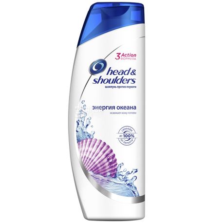 Head & Shoulders, 400 мл, Шампунь проти лупи, Енергія океану