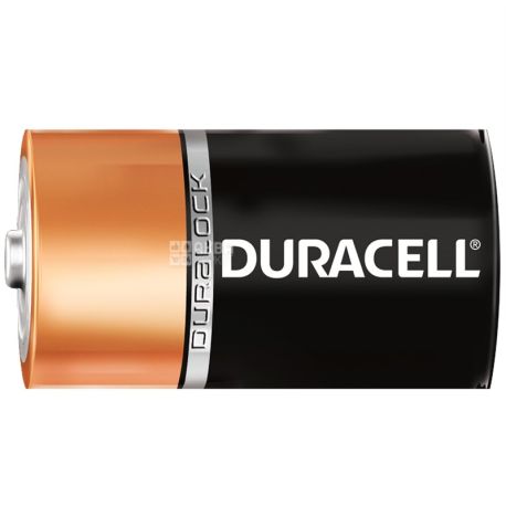 Duracell, 2 шт., D, батарейки, м/у