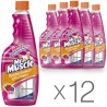 Mr. Muscle, 12 упаковок по 500 мл, Запасний флакон, Для миття скла, Лісові ягоди