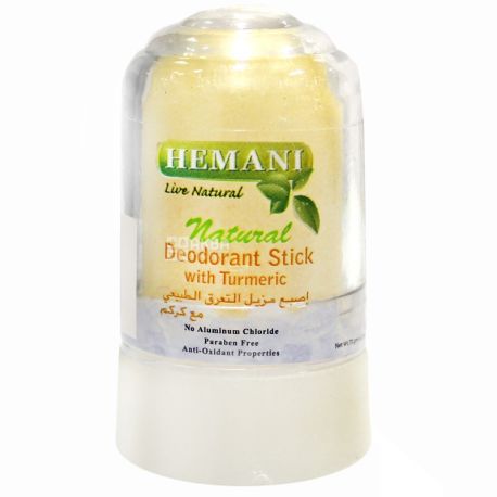 Hemani, 75 ml, deodorant saline, Natural, PET