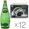 Perrier, 0,75 л, Упаковка 12 шт., Перье, Вода минеральная газированная, стекло