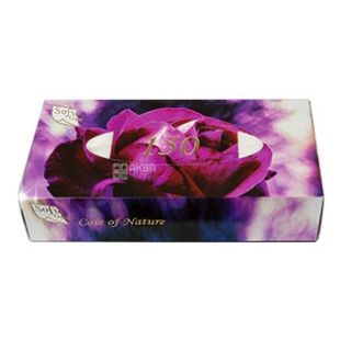 Sofie Light, 150 шт. 20х20 см., белые гигиенические салфетки, двухслойные