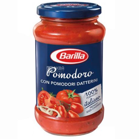 Barilla Pomodoro, 400 g, tomato paste sauce, glass