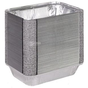 Контейнер из фольги 430 мл, 100 шт., 144х119х40 мм