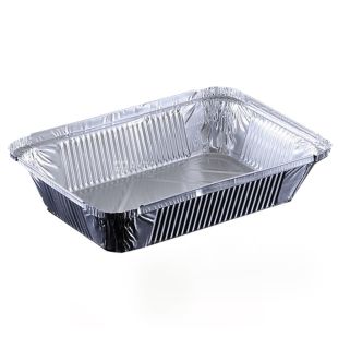 Контейнеры из фольги, 960 мл, 100 шт., 218х155х40 мм