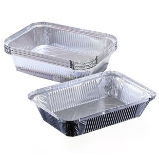 Контейнери з фольги, 960 мл, 100 шт., 218х155х40 мм