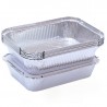 Контейнери з фольги, 960 мл, 100 шт., 218х155х40 мм
