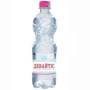 Девайтiс, 0,5 л, Вода мінеральна негазована, ПЕТ