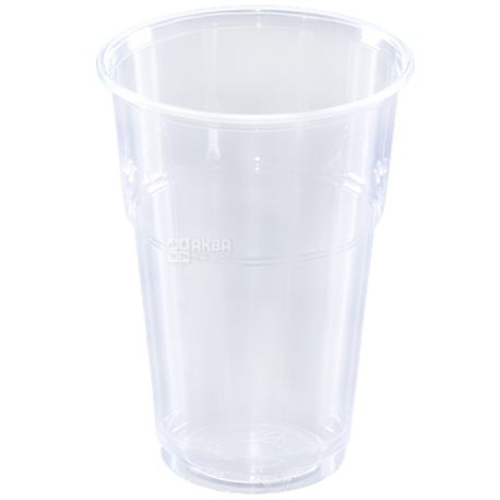 Glass plastic, 50 pcs., 400 ml
