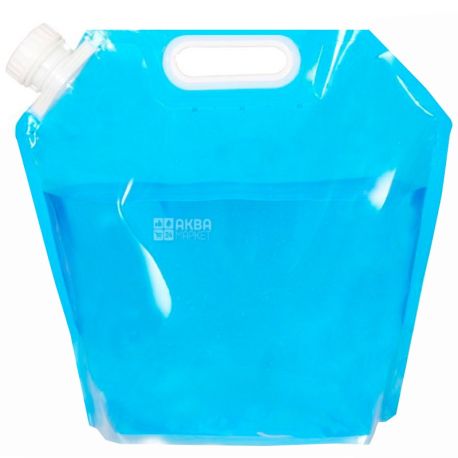 Package for filling water, 5 l, with handle