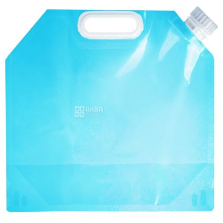 Package for filling water, 5 l, with handle