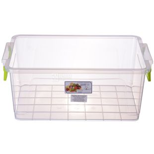 LUX, Контейнер пластиковий №7, 9,5 л, 375х255х166 мм