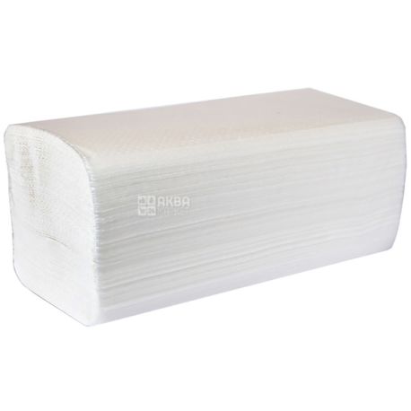 Wels, 150 pcs., Paper towels, V-folds, Double-layered, White, m / y