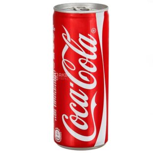 Coca-Cola, упаковка 12 шт. х 0,33 л, Напиток газированный Кока-Кола, ж/б