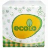Ecolo, 100 шт., Салфетки столовые Эколо, однослойные, 24х24 см, белые
