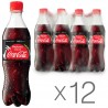 Coca-Cola Zero, Упаковка 12 шт. по 0,5 л, Кока-Кола Зеро, Вода солодка, ПЕТ