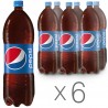 Pepsi-Cola, Упаковка 6 шт. по 2 л, Пепси-Кола, Классическая, Вода сладкая, ПЭТ
