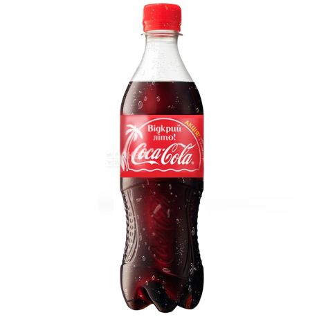 Coca-Cola, Упаковка 12 шт. по 0,5 л, Кока-Кола, Вода сладкая, ПЭТ