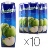 Sandora, Яблочный, 0,95 л, Сандора, Сок натуральный, неосветленный, упаковка 10 шт.