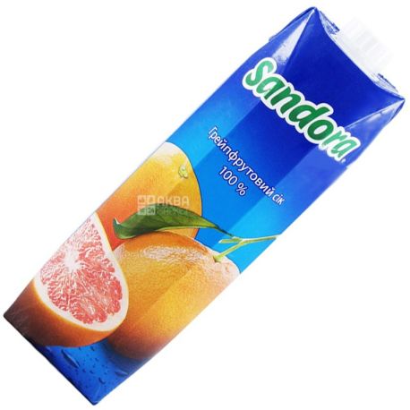 Sandora, 0.95 L, Juice, Grapefruit
