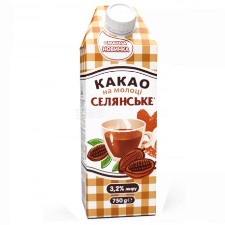 Peasants, 750 g, 2.6%, milk cacao, Ultrapasteurized