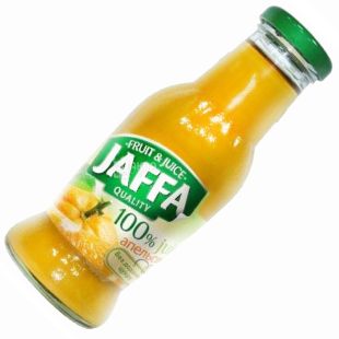 Jaffa Orange, 0,25 л, Сок Апельсин Джаффа, без сахара, стекло