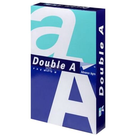 Double A, 500 аркушів, Папір А4, Клас А+, 80 г/м2