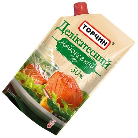 Торчин, 300 г, 30%, соус, Майонезний, Делікатесний, дой-пак