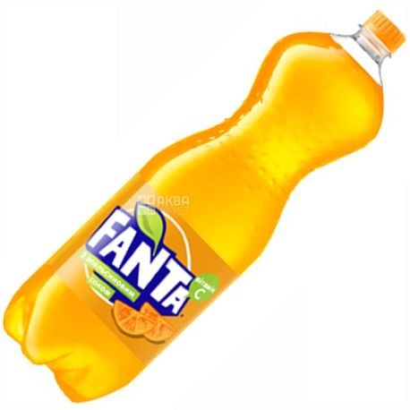 Fanta, 2 l, sweet water, Orange, PET