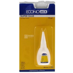 Economix, 15 г, Суперклей универсальный
