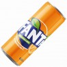 Fanta, Апельсин, 0,33 л, Фанта, Вода солодка, з натуральним соком, ж/б