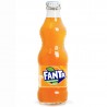 Fanta, Апельсин, 0,25 л, Фанта, Вода солодка, з натуральним соком, скло
