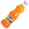 Fanta, Апельсин, 0,25 л, Фанта, Вода солодка, з натуральним соком, скло