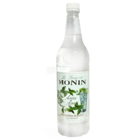 Monin, Mojito Mint, 1 л, Cироп Монин, Мохито, ПЭТ